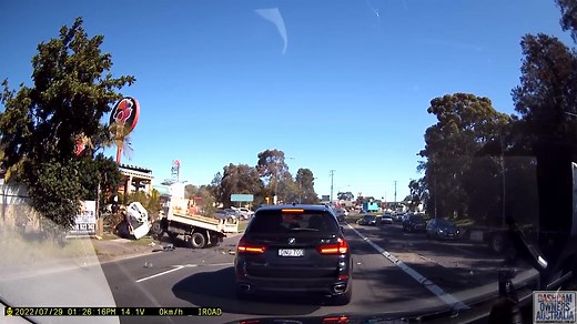 "The driver of the westbound truck – a 71-year-old man – was freed from his vehicle by Fire and Rescue NSW, before he was treated by NSW Ambulance paramedics and taken to Liverpool Hospital in a stable condition.“The driver of the other truck – a 46-year-old man – was uninjured.” - NSW Police Send us a video: https://dashcamownersaus.wetransfer.com/ How to choose the best dash cam: https://dashcamownersaus.com.au/buying-guide/ | Dash Cam Owners Australia