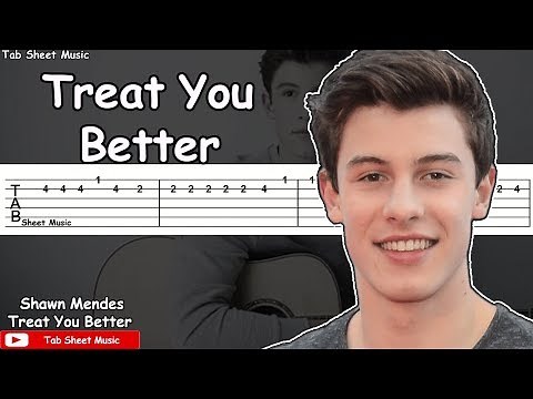 Shawn Mendes - Treat You Better Guitar Tutorial