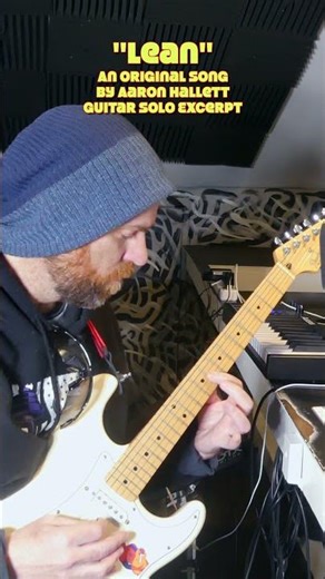 Tracking a Guitar Solo for my Original Song "Lean" #guitar