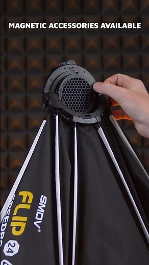This SOFTBOX opens in ONE flip!