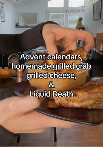 Delicious Advent Calendar Treats and Grilled Crab Cheese