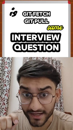 Git Fetch vs Git Pull (Most Asked Interview Question) #codingshorts