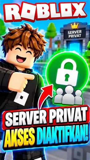Cara Mengaktifkan Akses Private Server di Roblox (2026) #shorts