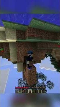 Minecraft but I'm upside down #minecraft #minecraftgameplay