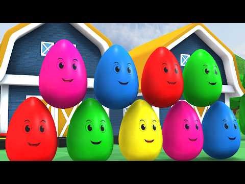 Surprise Eggs 🥚🎁 | Learn Colors & Numbers | Fun Kids Learning Video for Toddlers