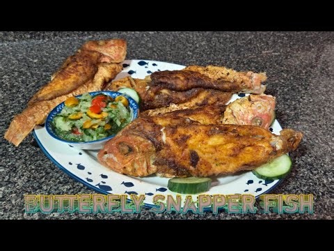 Butterfly Snapper Fish From Start To Finish
