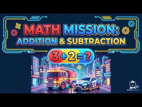 Emergency Rescue Math Mission: Addition & Subtraction for Kids (Grade 1 Math Quiz!)