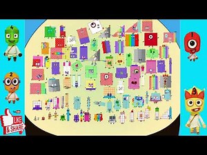 Numberblocks Shorts Numberblocks Band 1 10 100 1000 remix | Short