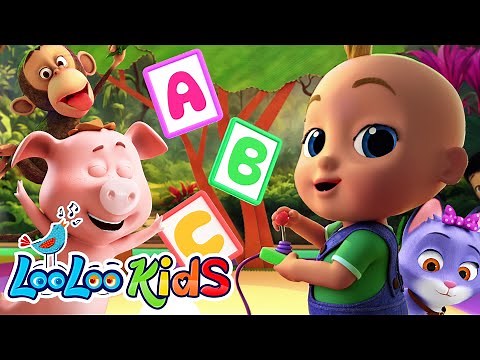 🔤 Alphabet Animals Song - Learn ABC (Official Video) - LooLoo Kids Nursery Rhymes
