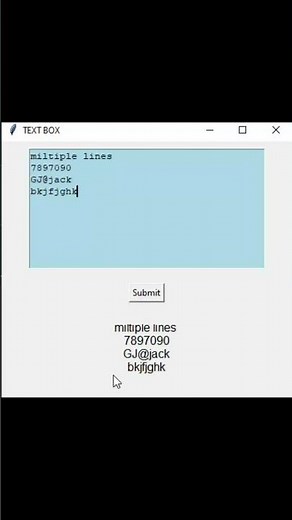 Tkinter Text Widget Demo 🔥 #coding #codingbat #pythonminiprojects #python #pythonprogramming