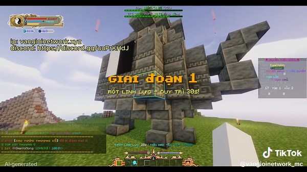 Cơ Chế Luyện Đan Siêu Cuốn | Đạo Gia Thành Rồi :3 Trải Nghiệm Tại Vạn Giới Network ip: vangioinetwork.xyz discord: https://discord.gg/uuPrKHdJ #luyendan #minecraft#minecraftserver #fyp #tutien #viral #welcome #viralvideo #xuhuong #dokiep #tiennghich #thegioihoanmy #giathien #vuonglam #thachhao #vangioidocton