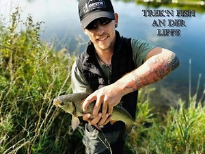Trek'n Fish (Trekking und Angeln) an der Lippe in Wesel. Aalande auf Sicht