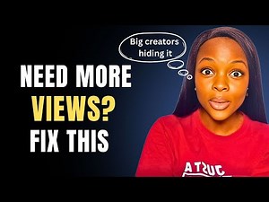 No Views? No Subscribers? Fix these 4 Things Now.