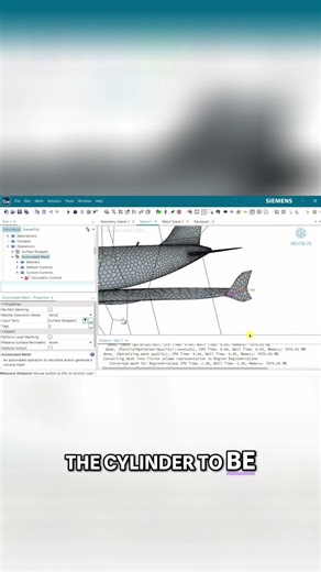 YouTube Tutorial: Design Winglet Vortices with Cylindrical Parts #shorts