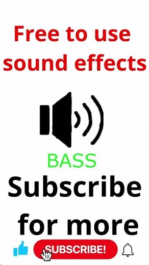 Bass Rumble Sound Effect for Free Use