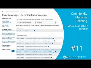 One Identity Manager | Scripting #11 | Modify Objects - API Support