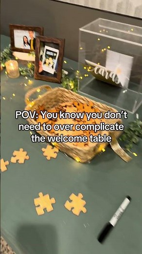The Secret Behind Wedding Welcome Tables