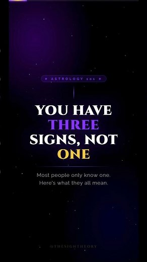 Sun vs Moon vs Rising Signs Explained (Your Big 3 in Astrology) #sunsign #moonsign #risingsign