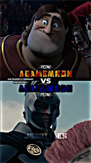 Agamemnon (Mr Peabody & Sherman) vs Agamemnon (The Odyssey)