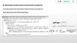对抗性环境多层臂消除竞赛算法分析