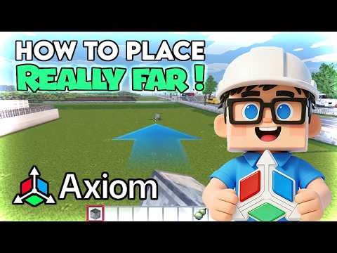 Place Blocks Really Far in Minecraft (Axiom Mod Tutorial)
