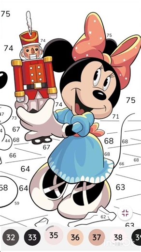 lets colour minie mouse and give life to their proposal