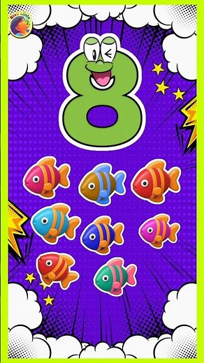 Fun backward counting song for children #kidslearning #counting