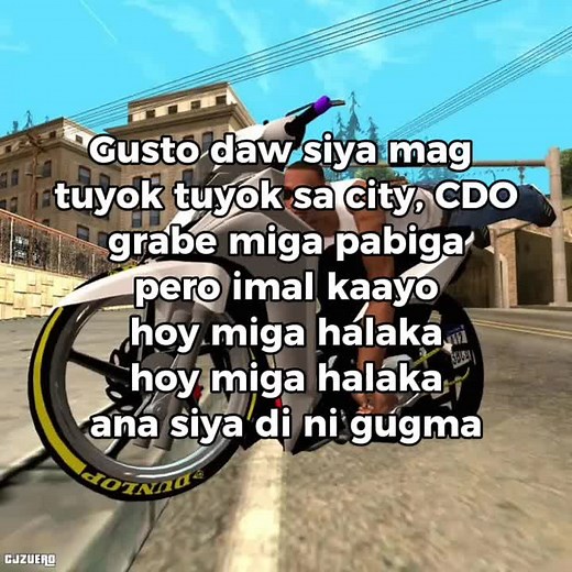 Tuyok Tuyok Sa City CDO Lyrics