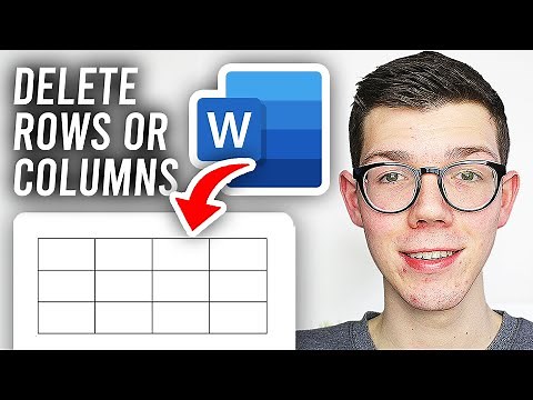 How To Delete Rows Or Columns From Table In Word - Full Guide