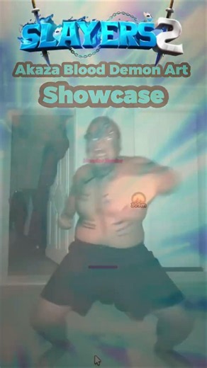 Shockwave/Akaza Blood Demon Art Showcase in Roblox Slayer 2
