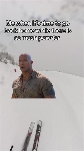 Skiing in Powder: The Ultimate Homeward Struggle