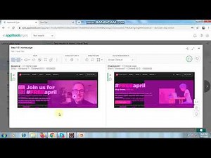Visual Test Using Selenium Applitools