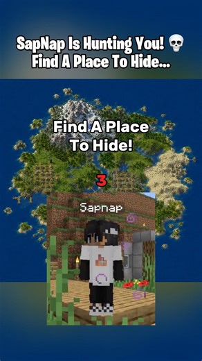 SapNap Is HUNTING You! 💀 #minecraft