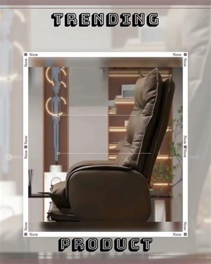 Massage Designer Chair Arm Home Office Lazy Rolling Leather Chair Home Computer Swivel Accent Sil...