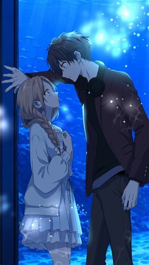 ドキドキしてるのは自分だけ？気にピと水族館デートなツンデレ男子 #創作 #片思い