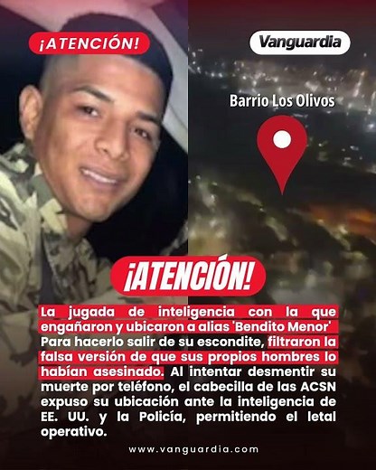La jugada de inteligencia con la que engañaron y ubicaron a alias 'Bendito Menor'