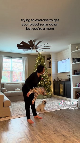 Taking a correction bolus then getting some movement is the quickest way to lower my blood sugar but mom duty comes first #type1diabetes #diabetes #bloodsugar