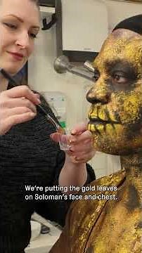 Siegfried – Fafner's makeup with Soloman Howard and Stanka Ghergu #RoyalBalletAndOpera