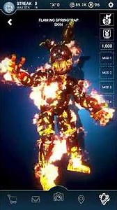 Broken Flaming Springtrap Full Animation | FNaF AR - Special Delivery