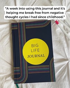 “I’ve bought other adult journals and self-help activity books in the past. This is by far the best. Love the design, the exercises, how well-thought-out the prompts are. Absolutely recommend it as a therapist and a mom who needs to process her thoughts too.” - Cyn ⭐️⭐️⭐️⭐️⭐️ Get Big Life Journal to transform your mindset, break free from limiting beliefs and finally create the life you want. 💖 Click here to order Big Life Journal today: https://go.biglifejournal.com/adult-journal/ 📖 | Big Lif