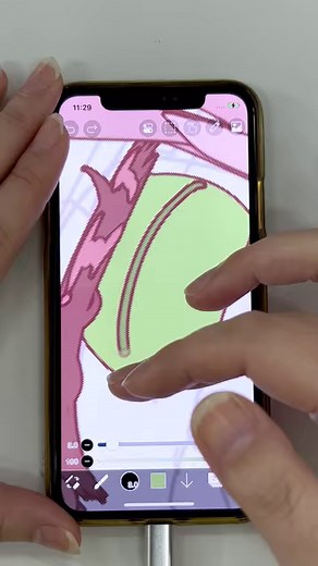 274K views · 8.6K reactions | Video of drawing with the edge color pen ふち塗りペンメイキング動画 #アイビスメイキング #アイビスペイント #ibispaint #おしゃれ #ふちどりペン | ibisPaint | Facebook