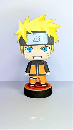 Naruto paper craft 😍 #naruto #papercraft #anime