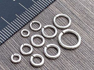 Sterling Silver Open Jump Rings: 2-6.4mm, 16-20 Gauge - Etsy