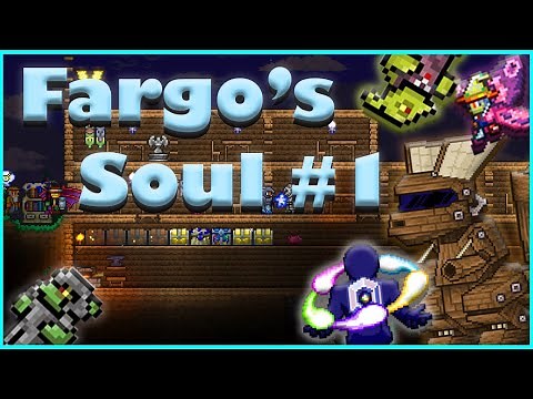 ПРОХОЖДЕНИЕ ТЕРРАРИЯ ФАРГОС МОД №1 / Fargo's soul mod / Белка робот, Гоблины!