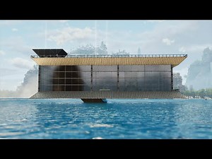 Let's Build a Floating Modern Ocean Base in ARK: Survival Ascended!
