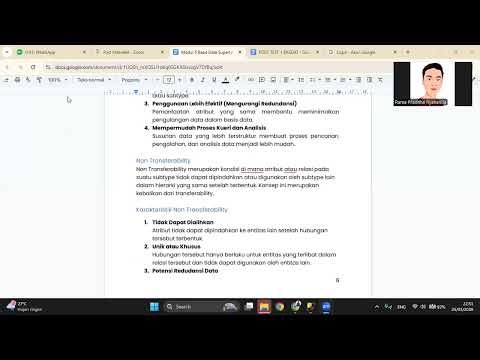 [PART 2] Pertemuan 6 Basis Data | Supertype, Subtype, dan Transferability