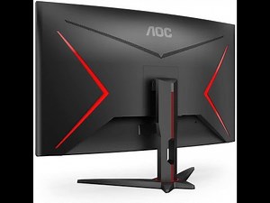 AOC Gaming C32G2ZE - 32 Inch FHD Curved Monitor/AOC Q32E2N - 32 Inch QHD Monitor, 75Hz |Tech Gadgets