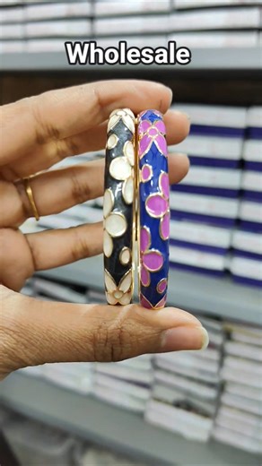 Antitarnish enamel bangles at wholesale cheapest price #ytshorts #enamelbangles #minakaribangles
