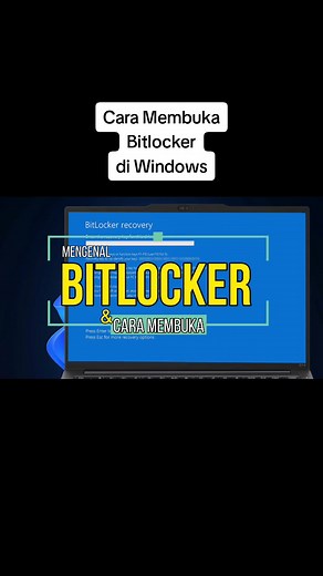 Cara Membuka Bitlocker di Windows