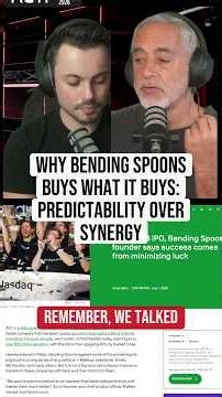 Why Bending Spoons buys what it buys: predictability over synergy